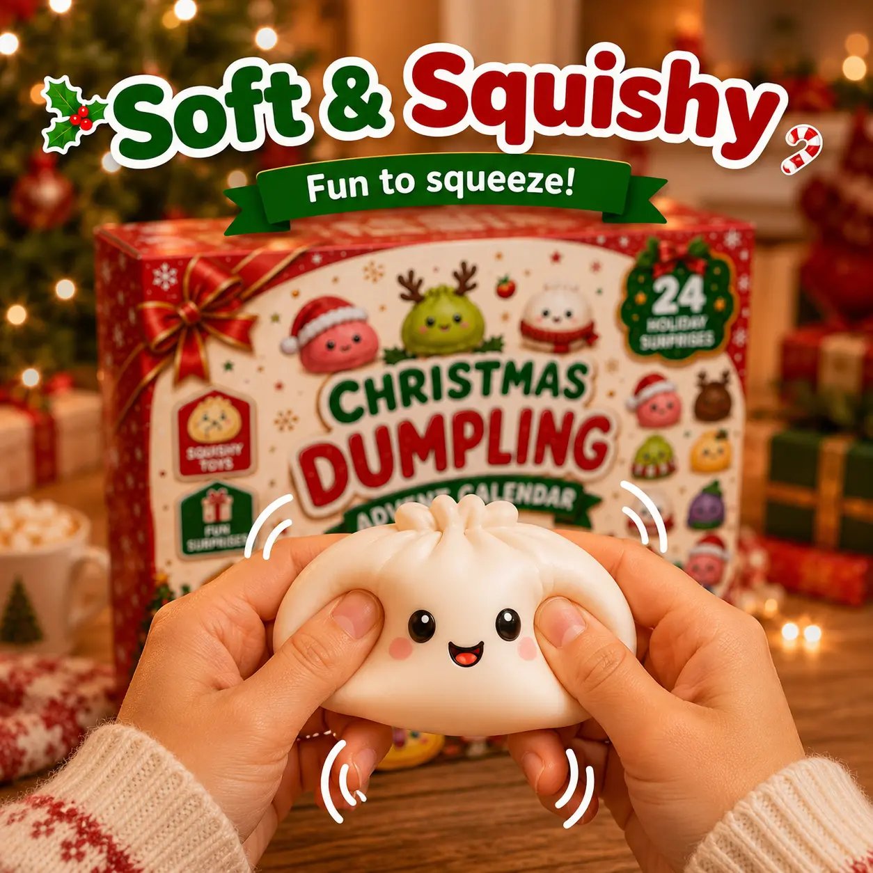 lk-0344230ce7-09dccaec522a31c4548b379944cddec36f1e7815 🎄 2026 Christmas Advent Calendar: Mini Dumpling Squishies, 24 Days of Squishy Stress Relief 🥟✨