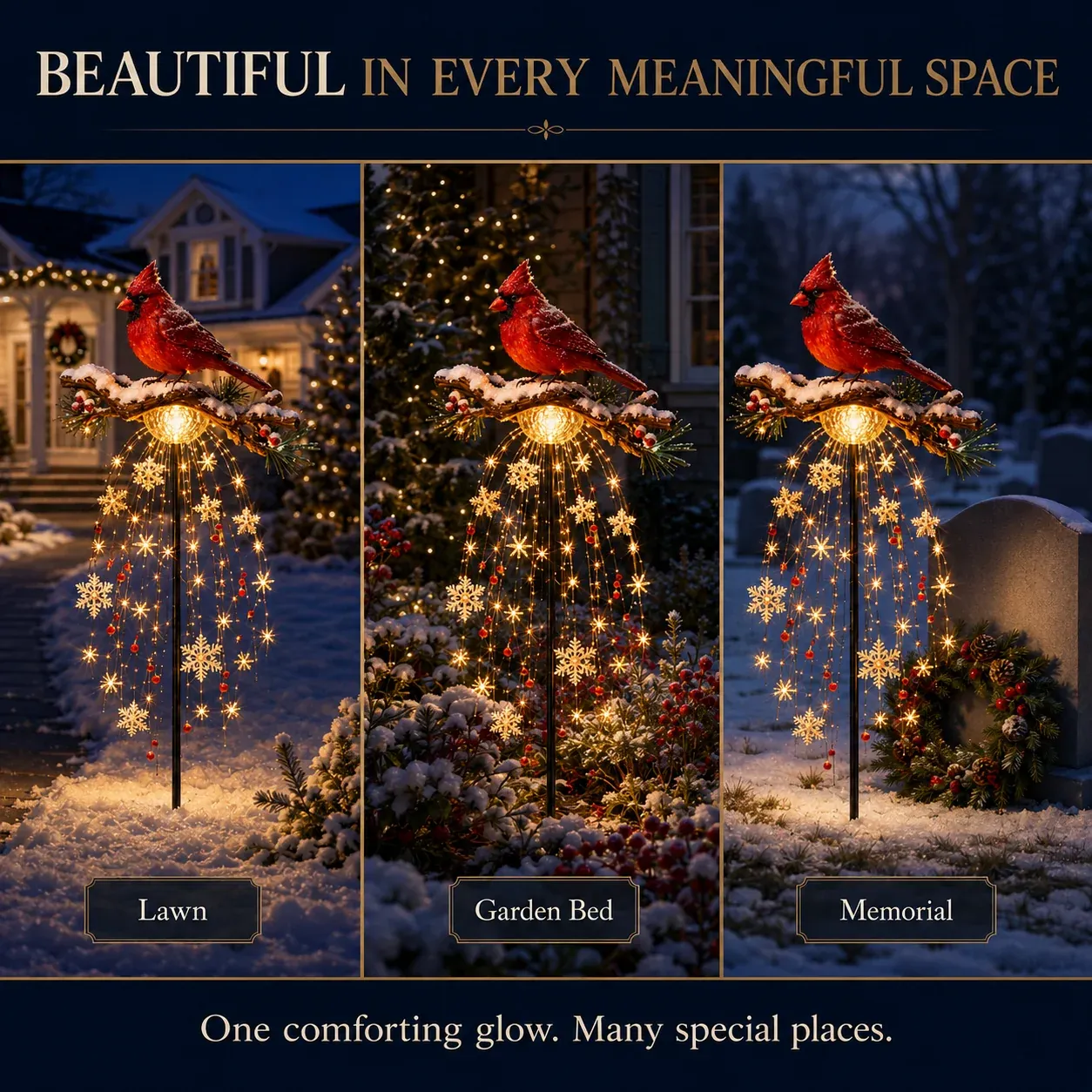 lk-2691367e6d-4f586bd04d294b09b4d822d0b4f7d238 ❤️ Cardinal Memory Fountain – Lighted Christmas Remembrance Garden Decor