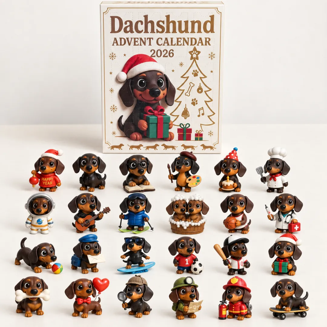lk-27b8d3e0b2-4-10 🐾 Dachshund Advent Calendar – 24 Days of Adorable Puppy Surprises