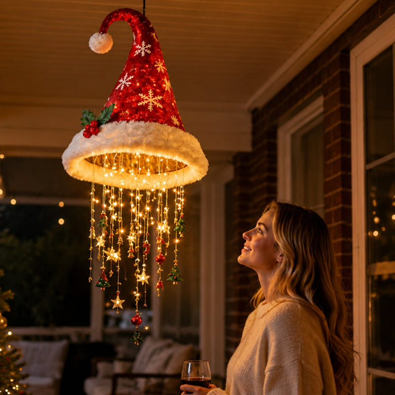 lk-33ea91add9-c3dc7a3e1192422d9b151c9bd693b284 🎄✨ Christmas Hat Pendant Light