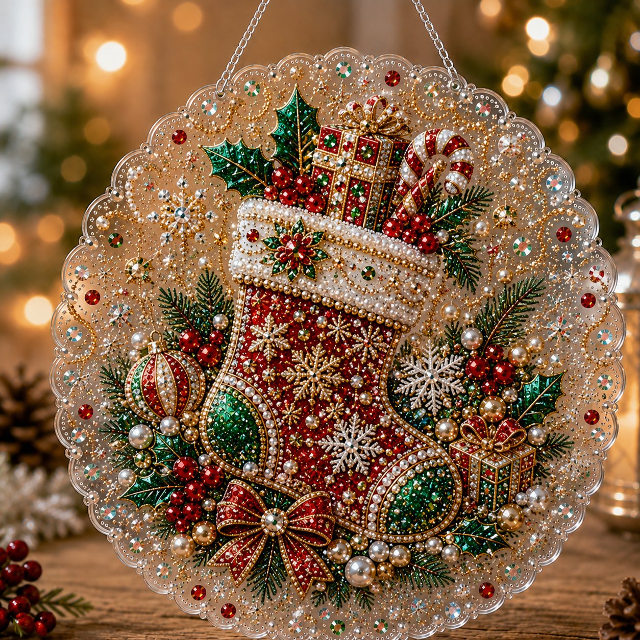 lk-47b72b7217-f709c2ab9c204da2356815b7890e83fd37077ff4 ✨ Christmas Pearl Art Hanging Ornament Kit🎅– Free Shipping 🚚
