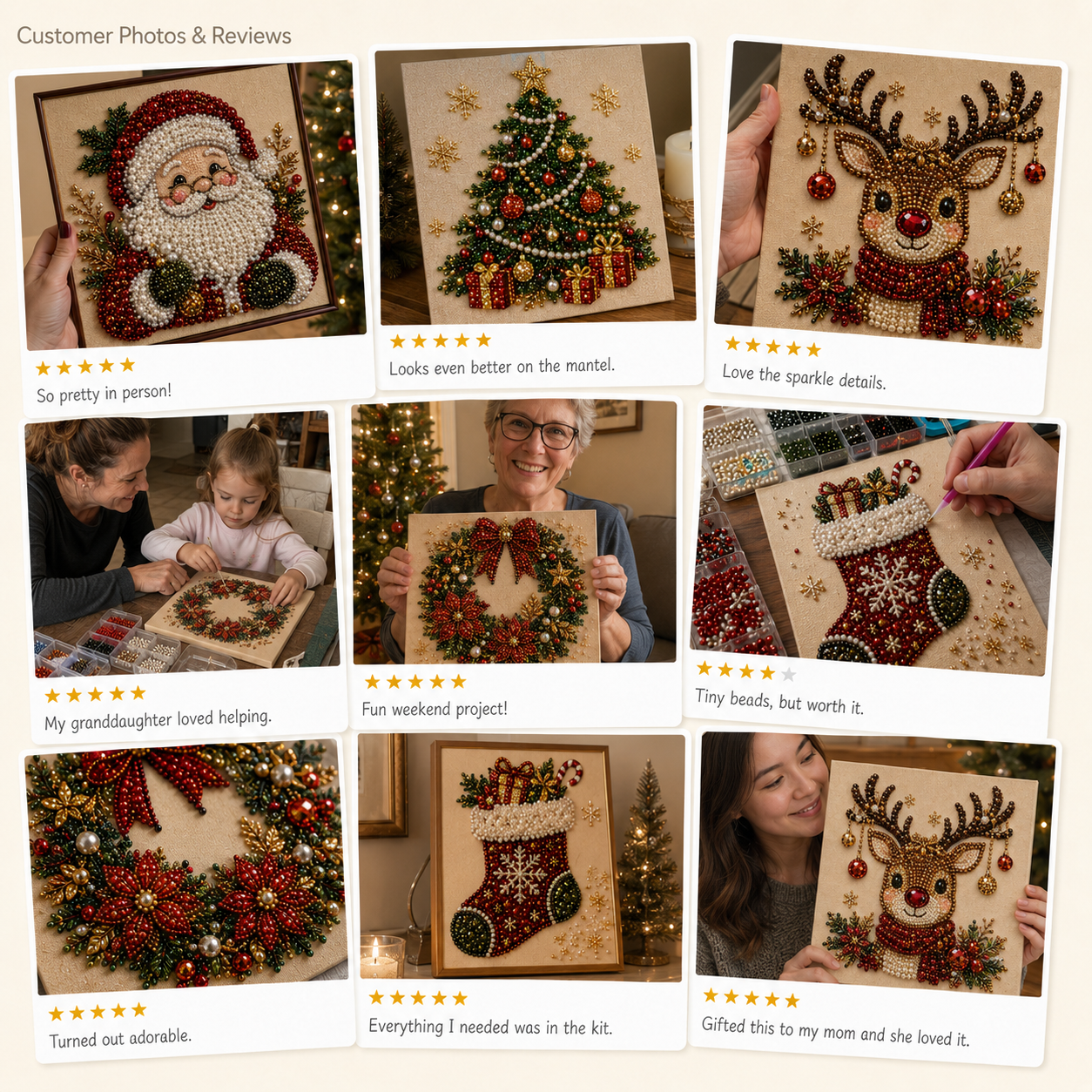 lk-4f72dd5745-13-70 🧘Relaxing & Beginner-Friendly – 🎨💎DIY Christmas Pearl Diamond Painting Art Kit