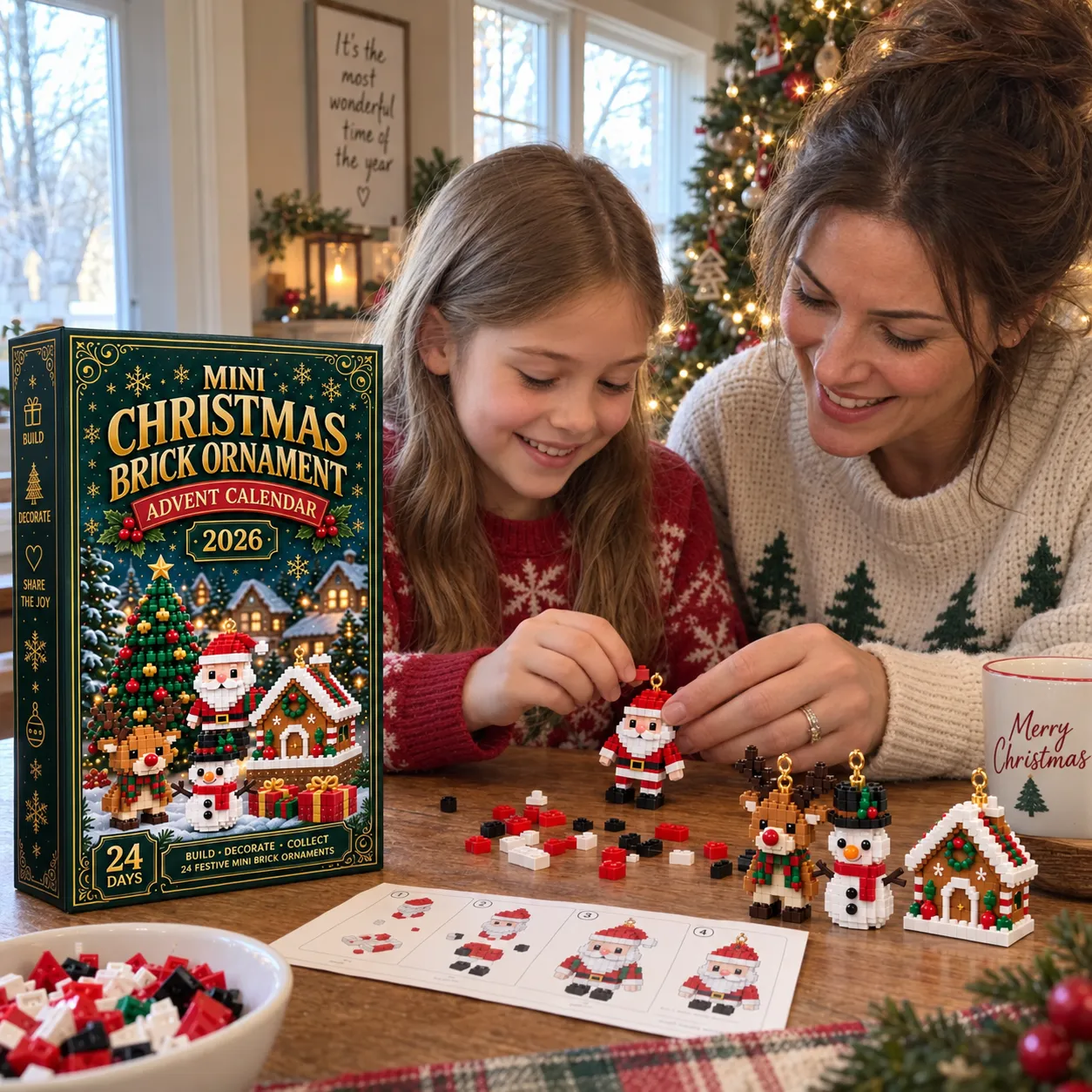 lk-514fa0d0f6-6beadcb6018577a8d1e142b295ad0130b68fbf18 🎄24-Day Mini Christmas Brick Ornament Advent Calendar