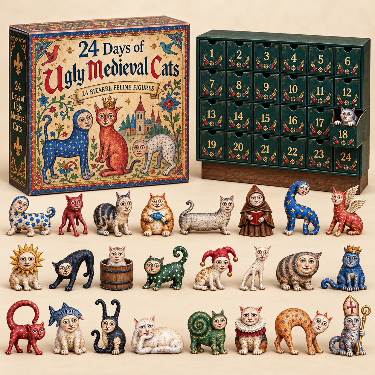 lk-5570d766a8-exec-7438482d-d9fb-4215-b539-242688c1631c 🐈🏰 24 Days of Ugly Medieval Cats – Hilariously Weird Cat Advent Calendar 2026