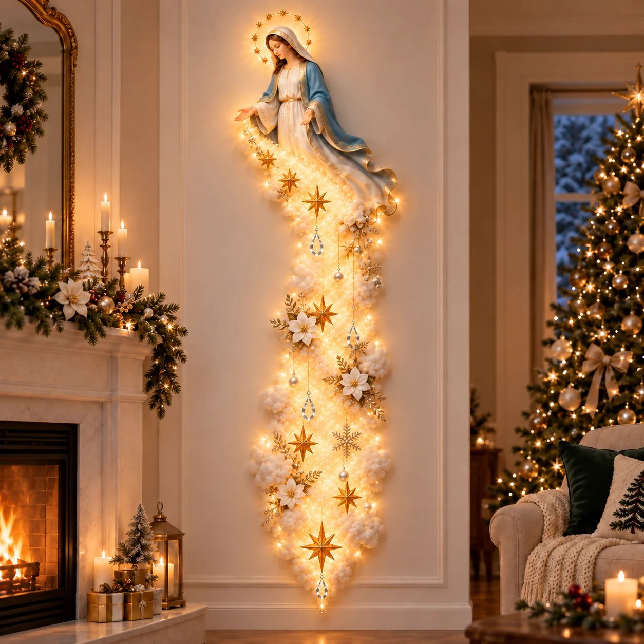 lk-5c79e13987-6bfb6b0e29af82ff8454317ea8d49a44df63a4c8 ✨ Christmas Blessing Cloud Trail Wall Light Collection
