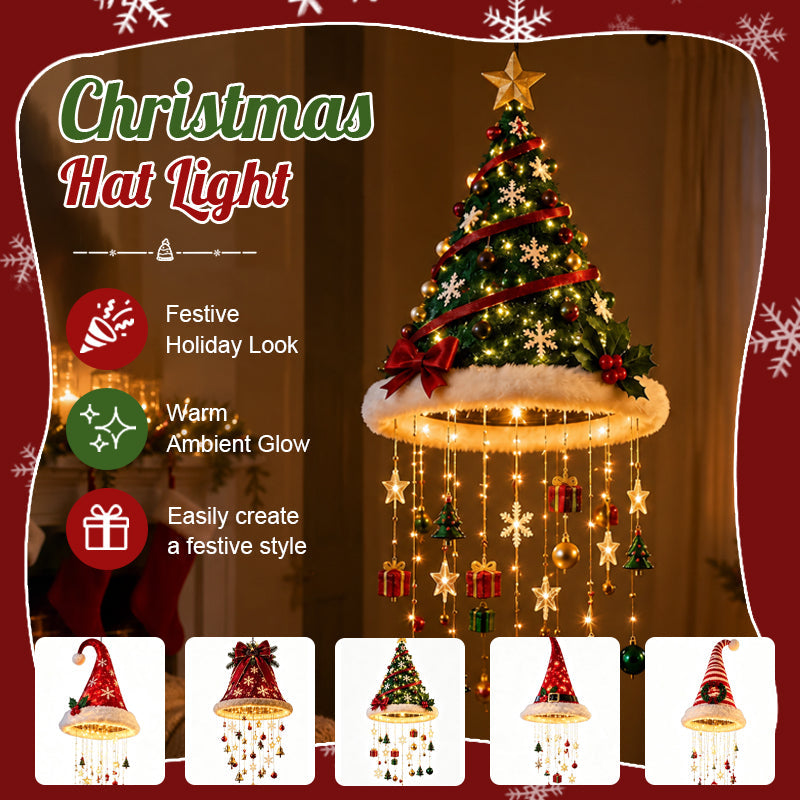 🎄✨ Christmas Hat Pendant Light