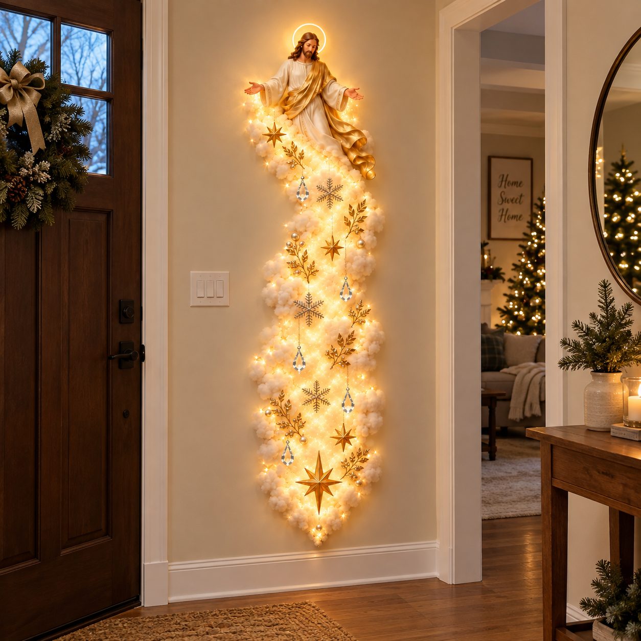 lk-6336e4f0d0-1-274 ✨ Christmas Blessing Cloud Trail Wall Light Collection