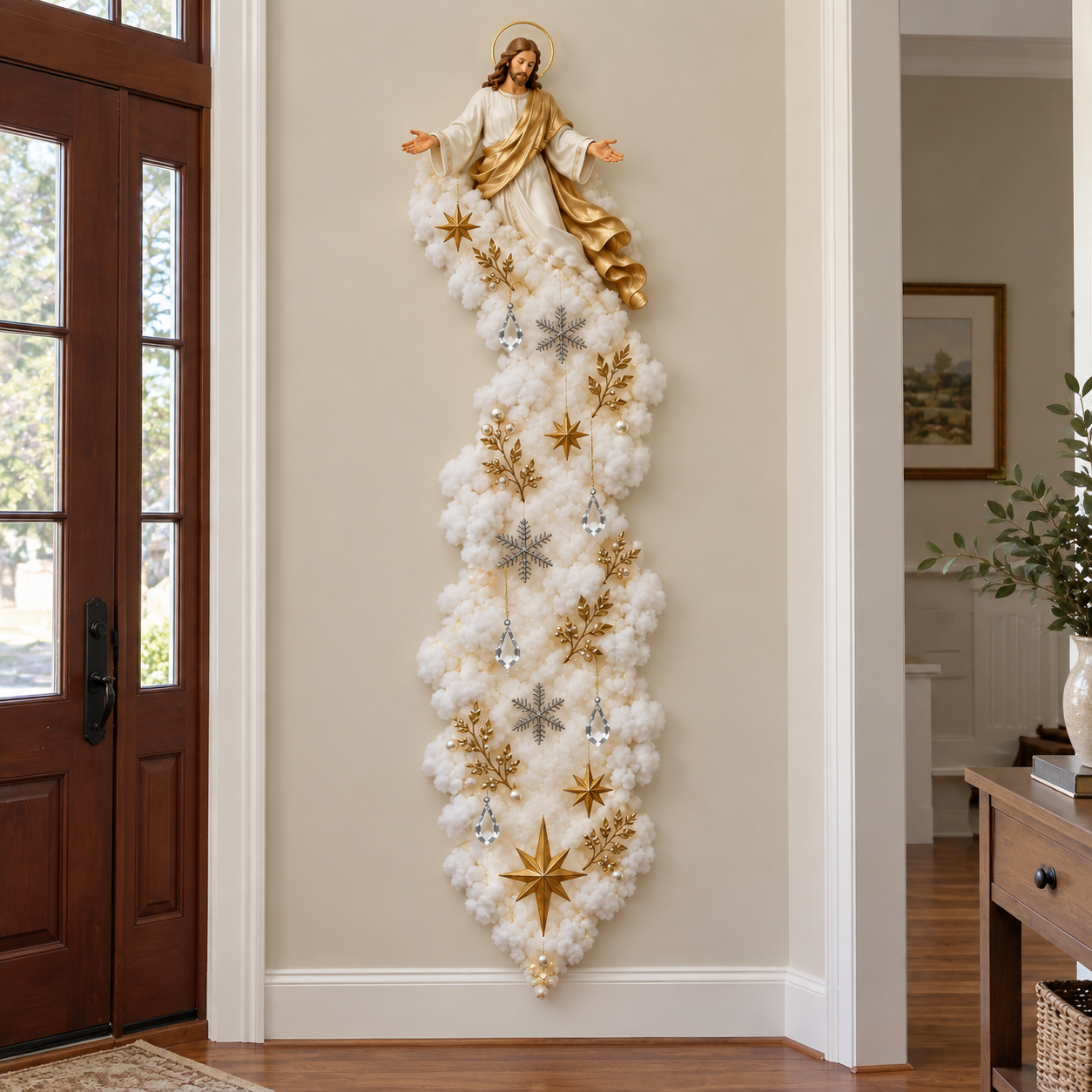 lk-7476e86a6a-2-295 ✨ Christmas Blessing Cloud Trail Wall Light Collection