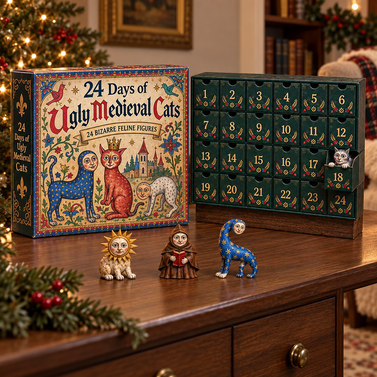 lk-777b7453b8-exec-943b61ee-863c-4c94-a52b-39b3d84d6c7b 🐈🏰 24 Days of Ugly Medieval Cats – Hilariously Weird Cat Advent Calendar 2026