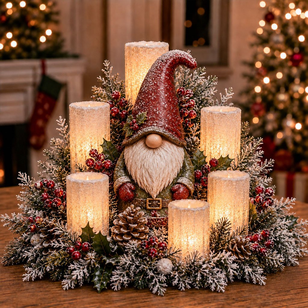lk-7db1cb3c3c-1240bd07deae3d7fde5eb39e77fdb74b761fa263 🌲Christmas Lighted Centerpiece with Flameless Candle Glow
