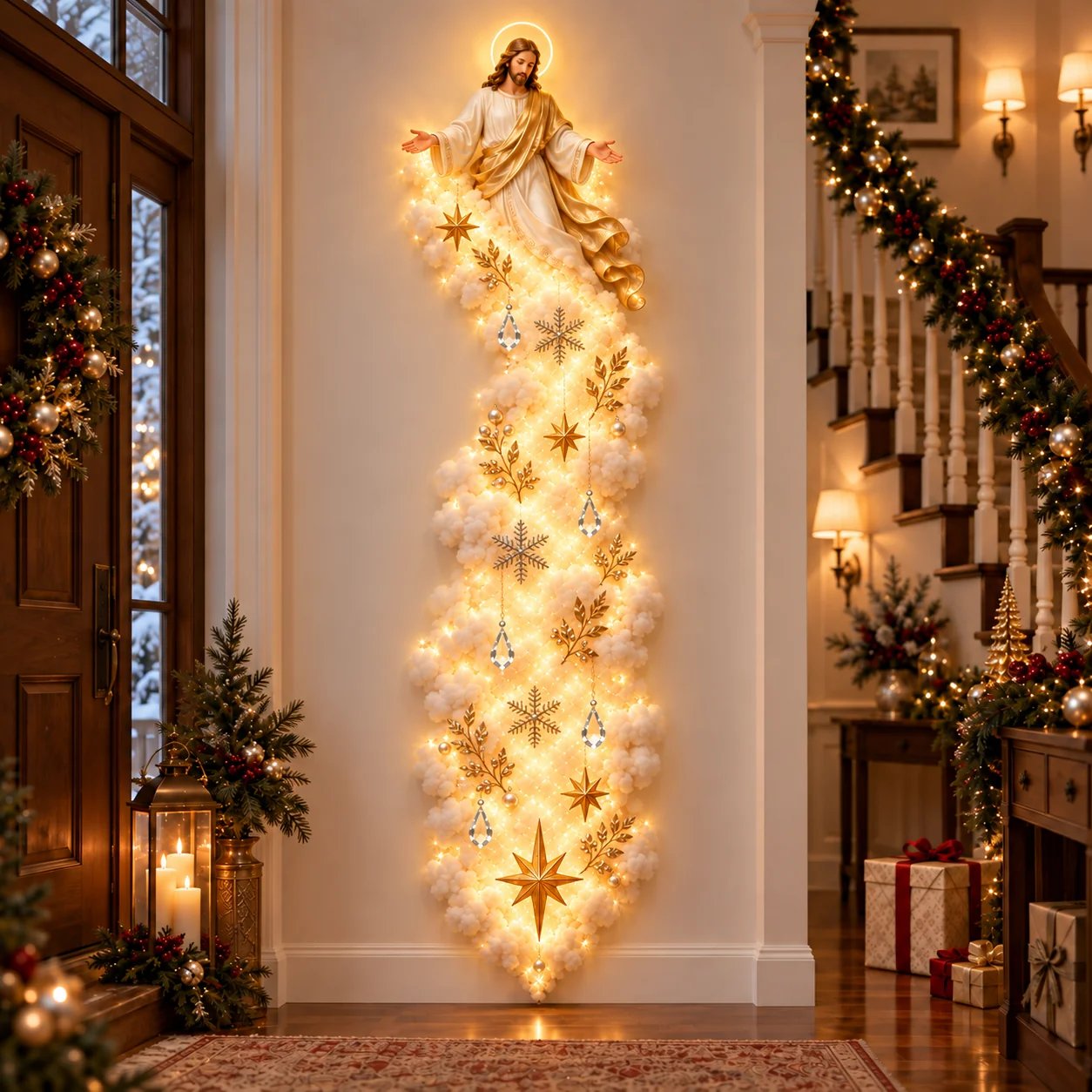✨ Christmas Blessing Cloud Trail Wall Light Collection