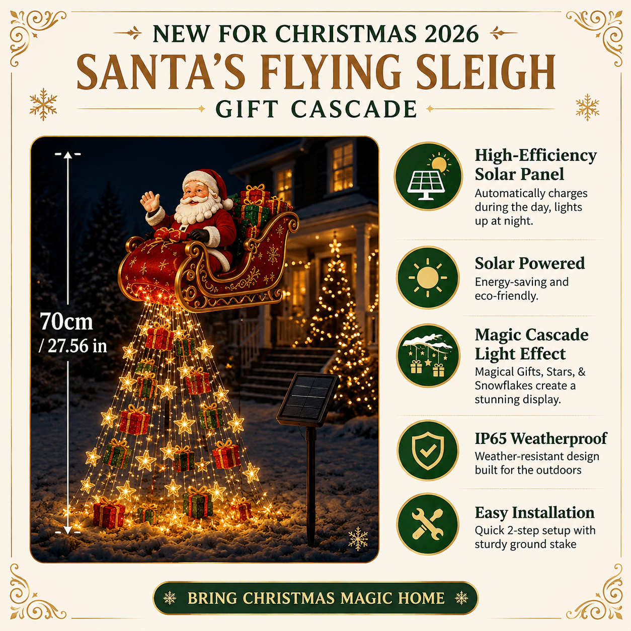 lk-9c4295cb85-ChatGPT-Image-2026-8-31-10-33-44 ๐
โจ 2026 New Santaโs Flying Sleigh Gift Cascade โ Solar Christmas Garden Light