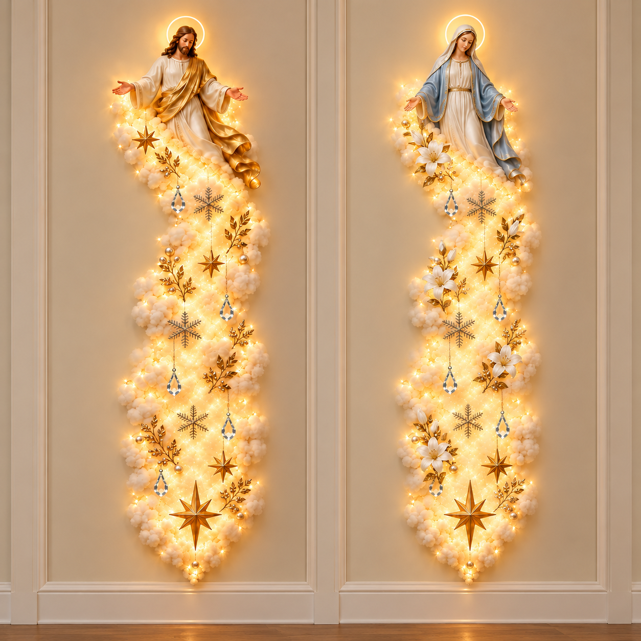 lk-af8d0ec4ca-4-249 ✨ Christmas Blessing Cloud Trail Wall Light Collection