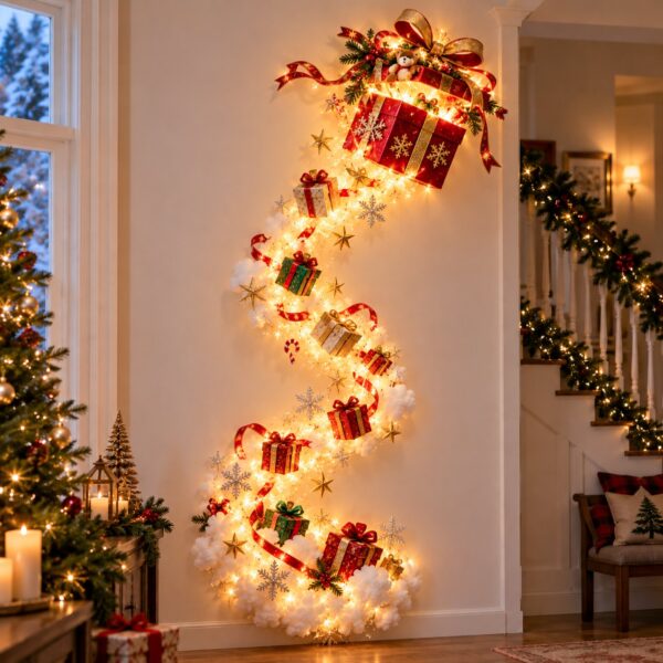 lk-c97efb697b-d17d18a504c8f4e0f740806ed5bb59f66b7b8b36 ✨Christmas Magic Trail Wall Light – A Little Christmas Magic, Right on Your Wall✨