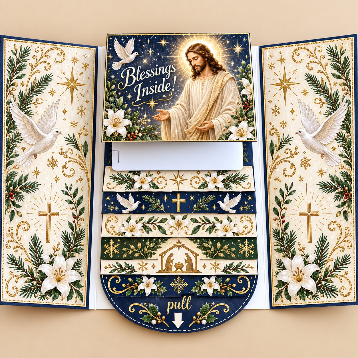 lk-f651fdee5b-c6aea1b8f53b1eedfa8e05b34019086bdd1b7277 Waterfall Christmas Gift Card Booklet: Make Gift Cards Feel Truly Special 🎁✨