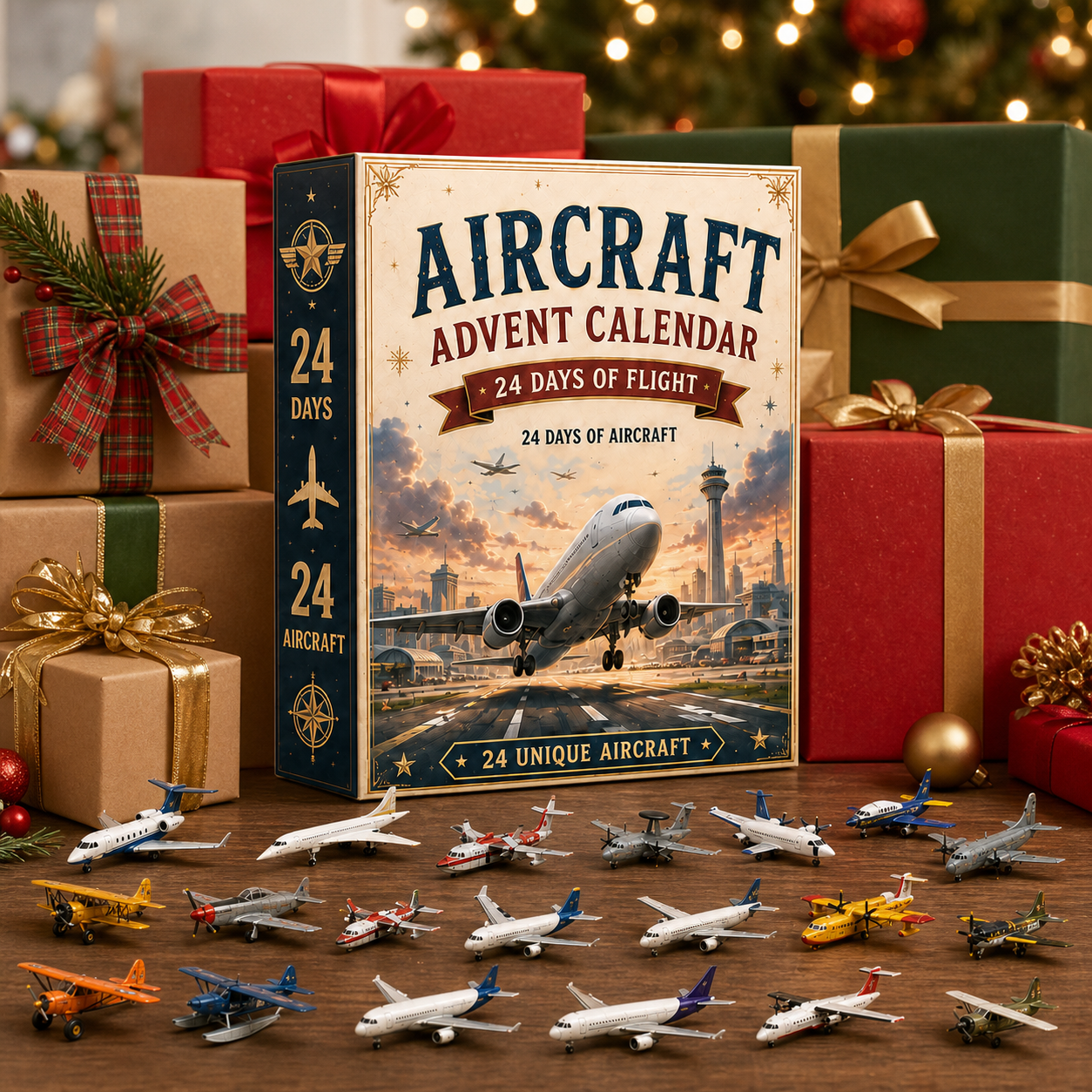 lk-f6ffc59edd-scene-18-product-first ✈️ Aircraft Advent Calendar 2026 | 24 Unique Miniature Airplanes🎄🎁