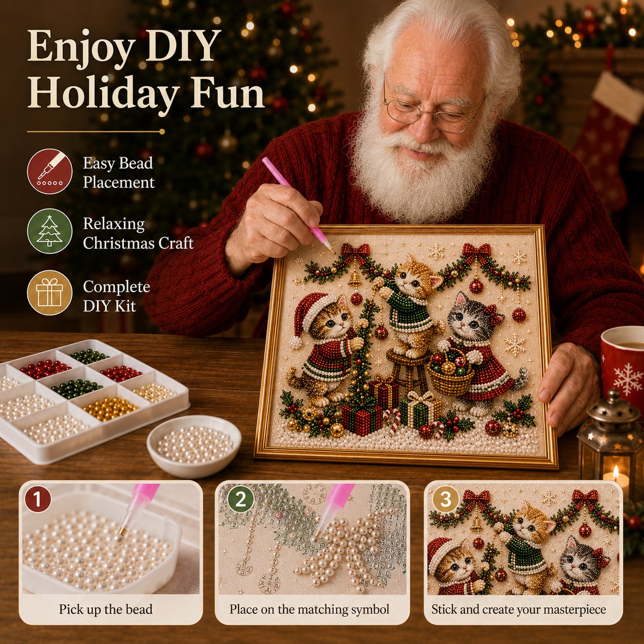 lk-f80bd2fd2f-be7ecf03c76861708751d403b8392c6867e79ac2 🎄🐾 LAST DAY 49% OFF – Premium 3D Pearl Christmas Kitty Art Kit 🎅🐱❄️